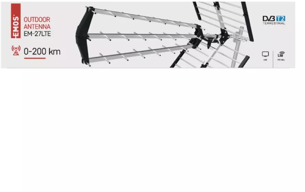 Emos J5838 EM-27LTE UHF kültéri antenna
