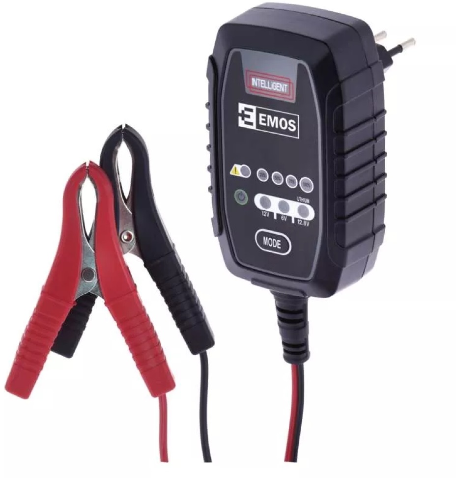 Emos N1015 6/12V 0,8A autó akkumulátor töltő