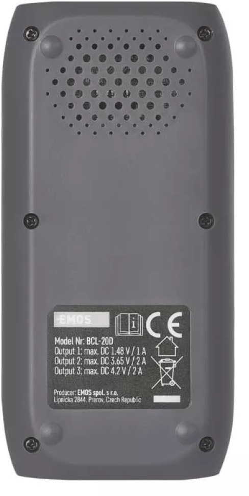 Emos N9221 BCL-20D Li-ion, LiFePO4, NiMH, NiCd univerzális akkutöltő