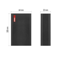 Emos NTBF20, 20 000 mAh, 65 W PD, fekete powerbank