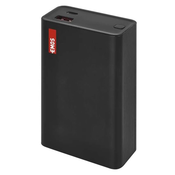 Emos NTBF20, 20 000 mAh, 65 W PD, fekete powerbank