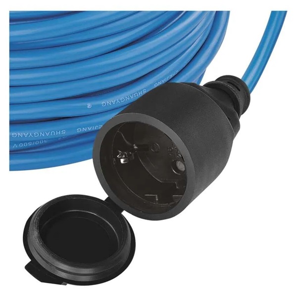 Emos P01510W Cord 10 m/1 socket/black/PVC/230 V/1,5 mm2 fagyásálló hosszabbító kábel