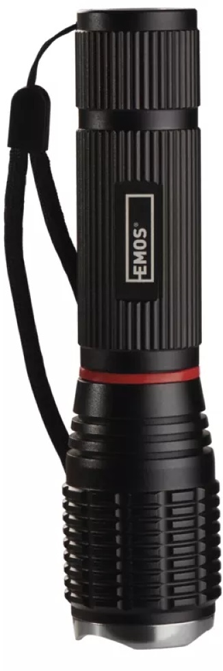 Emos P3111 COB LED 230lm 3xAAA fókuszálható fém elemlámpa