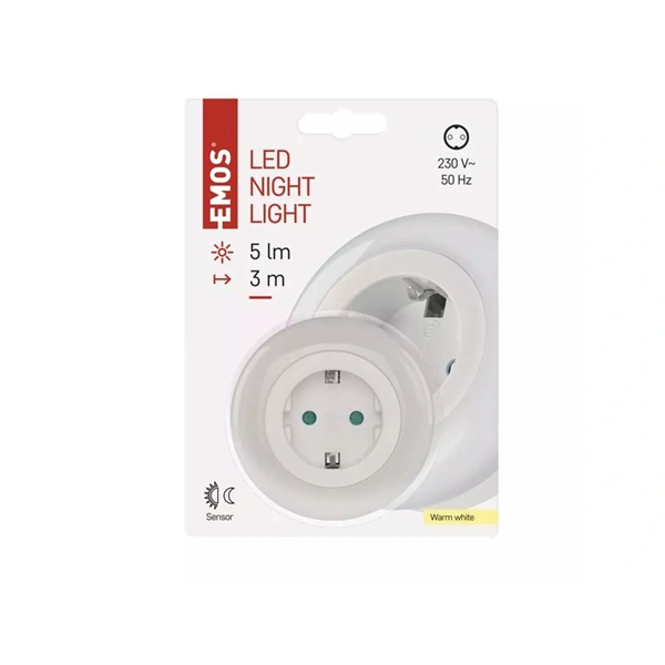 Emos P3321 fotoszenzorral LED éjjeli fény