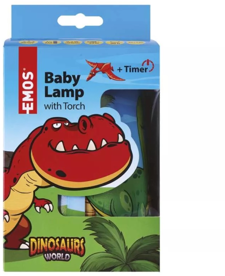 Emos P3380 Dino 35lm 3xAAA éjjeli lámpa