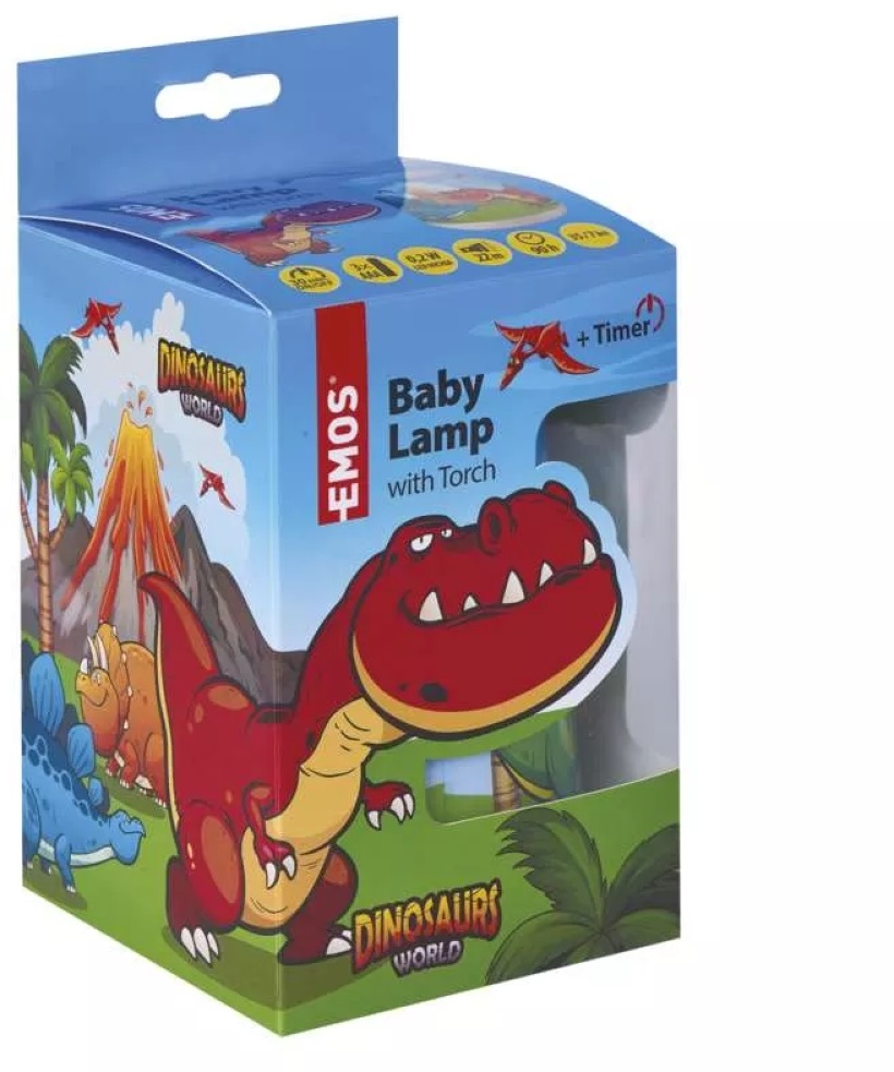 Emos P3380 Dino 35lm 3xAAA éjjeli lámpa