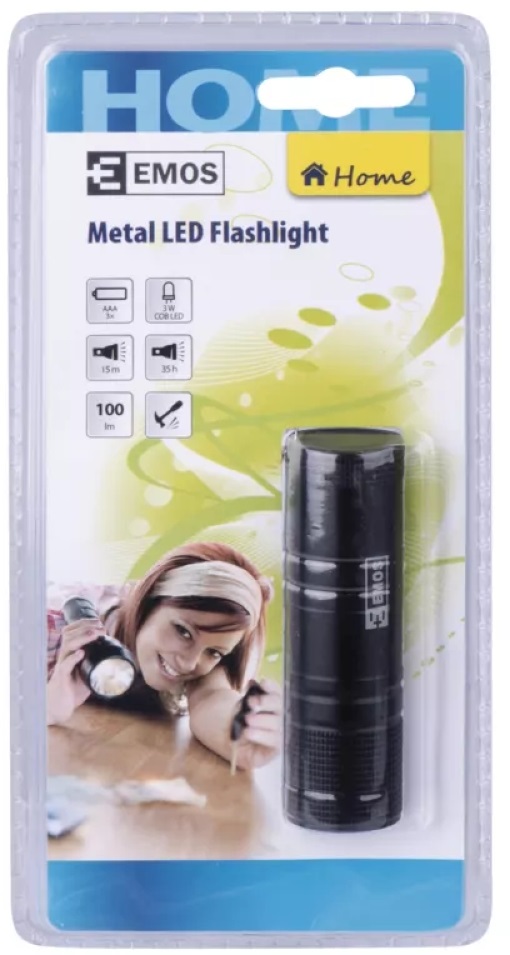 Emos P3894 COB LED 3W 100lm 3×AAA elemlámpa