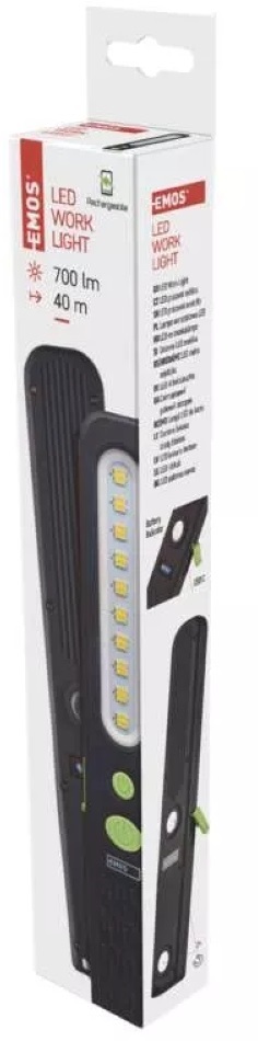 Emos P4538 SMD LED + LED 700lm akkumulátoros lámpa