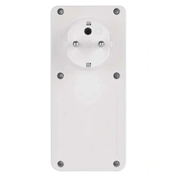 Emos P5525N IP44 kültéri fehér digitális kapcsoló aljzat