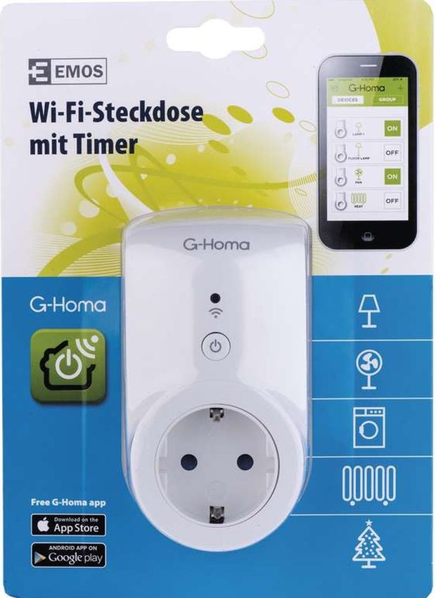 Emos P5530 WiFi-s idözítős aljzat