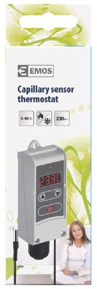 Emos P5684 kapilláris érzékelős csőtermosztát