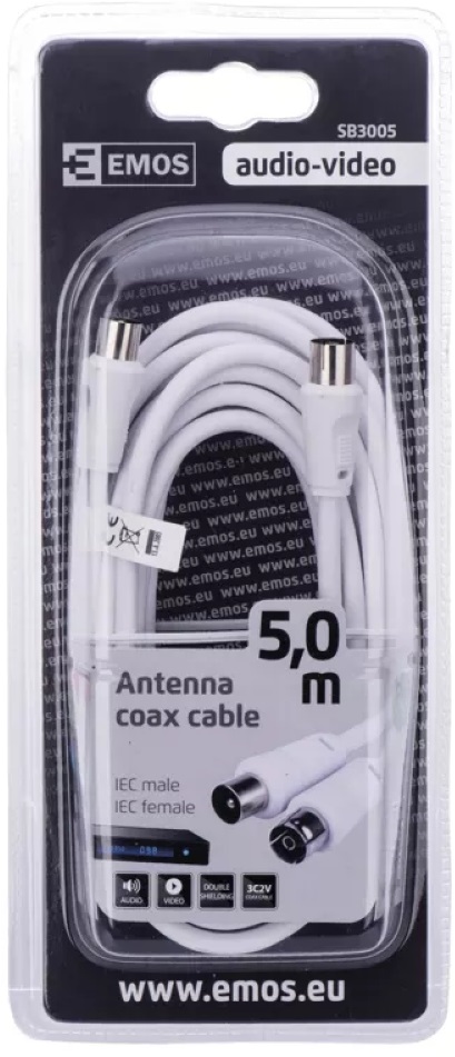 Emos SB3005 5m antenna koax kábel