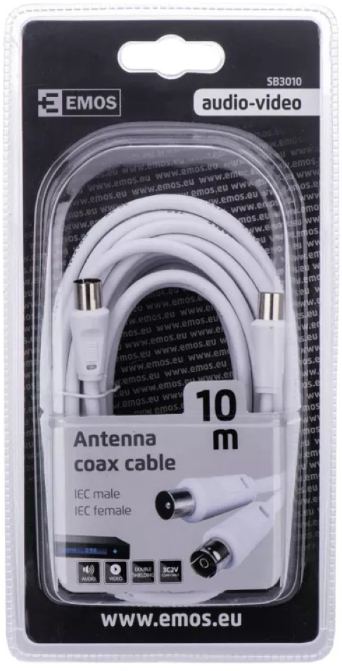 Emos SB3010 10m antenna koax kábel