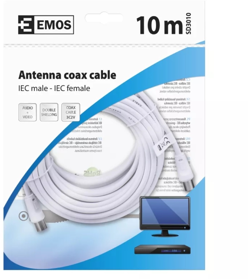Emos SD3010 10m antenna koax kábel