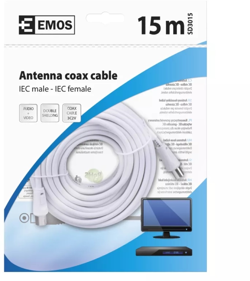 Emos SD3015 15m antenna koax kábel