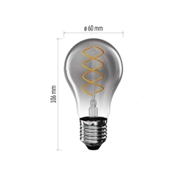 Emos Z55311 LED DECO "SMOKED" A60 4.5W 19W 180lm E27 izzó