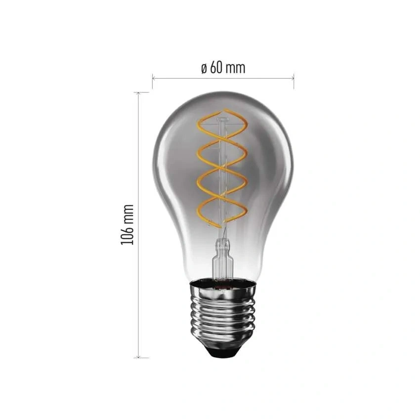 Emos Z55311 LED DECO "SMOKED" A60 4.5W 19W 180lm E27 izzó
