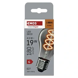 Emos Z55311 LED DECO "SMOKED" A60 4.5W 19W 180lm E27 izzó