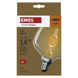 Emos Z59D01 EMOS LED DECO "DNA" S123 3.5W 14W 130lm E27 izzó