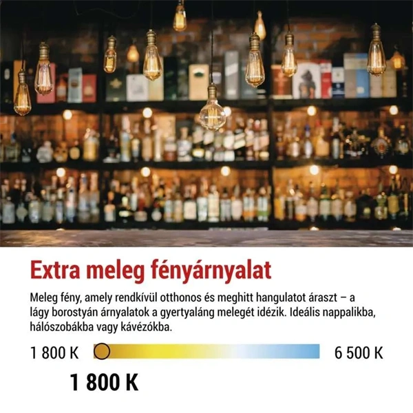 Emos Z59D01 EMOS LED DECO "DNA" S123 3.5W 14W 130lm E27 izzó