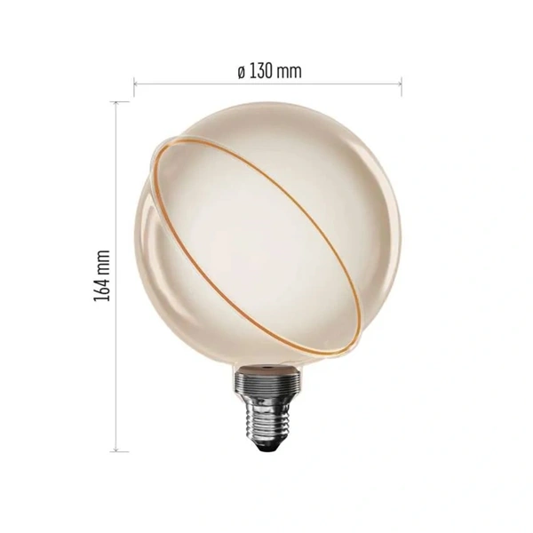 Emos Z5CS11 LED DECO "SATURN" G130SRA 4W 22W 220lm E27 izzó