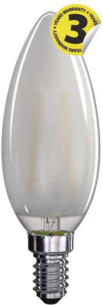 Emos Z74215 FILAMENT 4W E14 465 lumen meleg fehér LED gyertya izzó