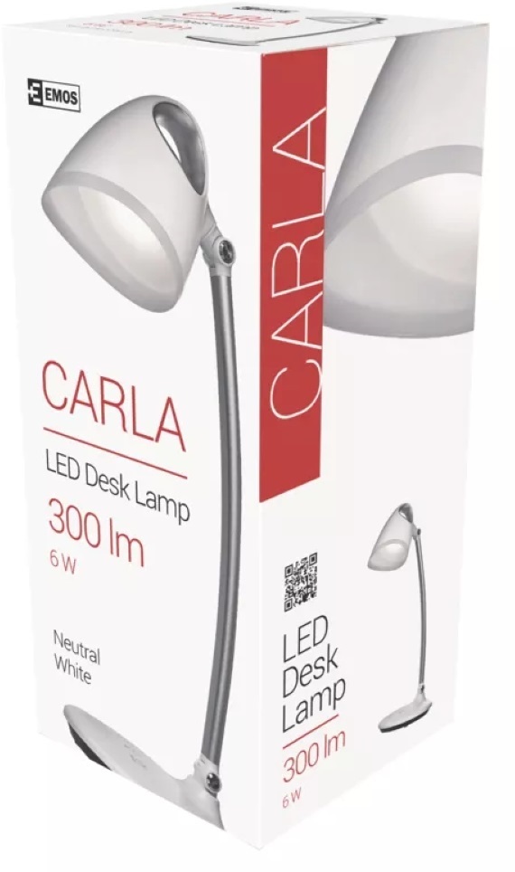 Emos Z7593 Carla fehér asztali LED lámpa