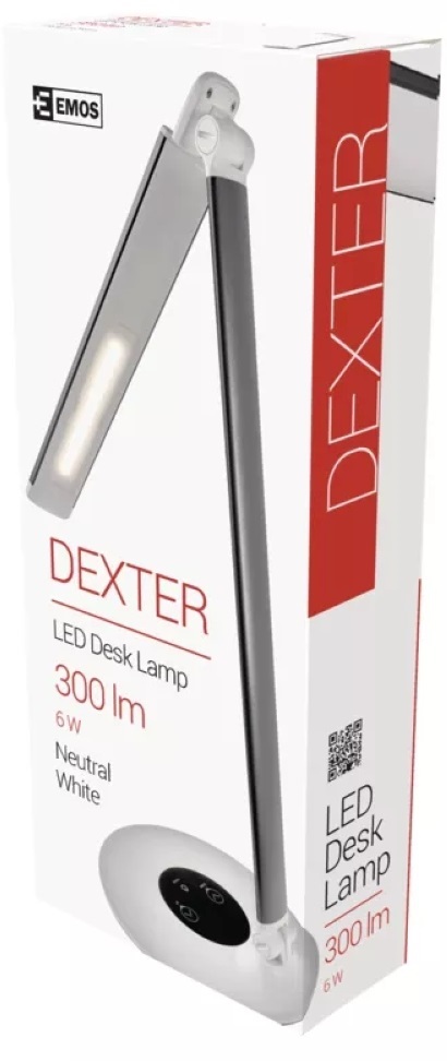 Emos Z7594 Dexter fekete asztali LED lámpa