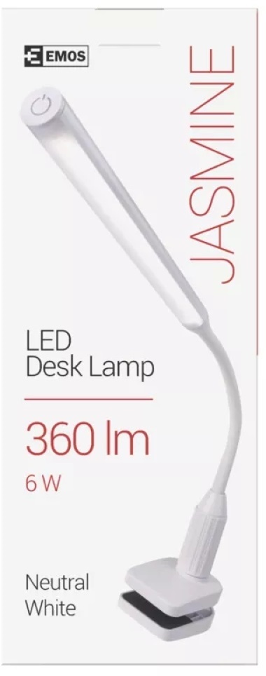 Emos Z7595 Jasmine fehér asztali LED lámpa