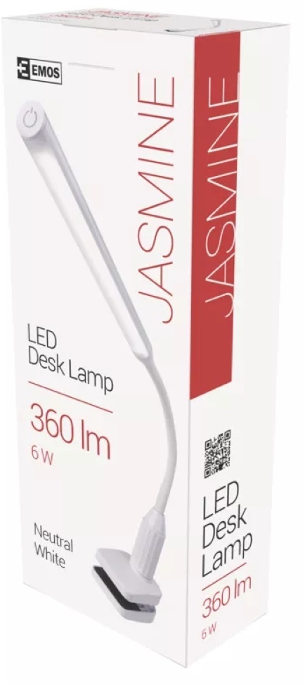 Emos Z7595 Jasmine fehér asztali LED lámpa