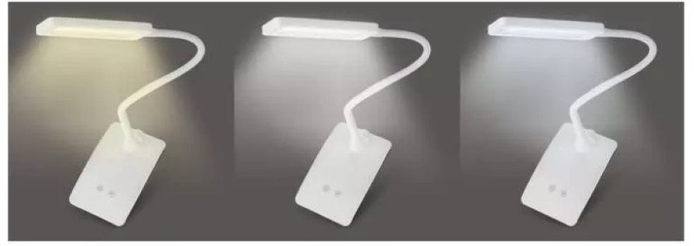 Emos Z7599W Eddy fehér asztali LED lámpa