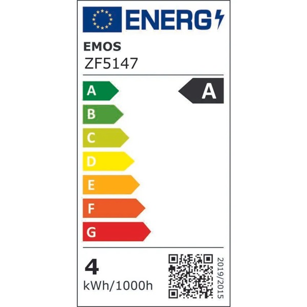 Emos ZF5147 E27/3,8 W (60 W)/806 lm/meleg fehér filament A60 A clasS LED izzó