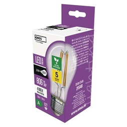 Emos ZF5148 E27/3,8 W (60 W)/806 lm/természetes fehér filament A60 A clasS LED izzó