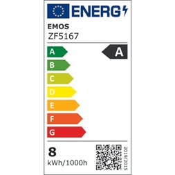 Emos ZF5167 E27/7,2 W (100 W)/1521 lm/meleg fehér filament A60 A clasS LED izzó