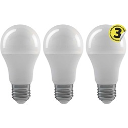 Emos ZQ5141.3 CLASSIC A60 9W E27 806 lumen természetes fehér LED izzó 3db/csomag