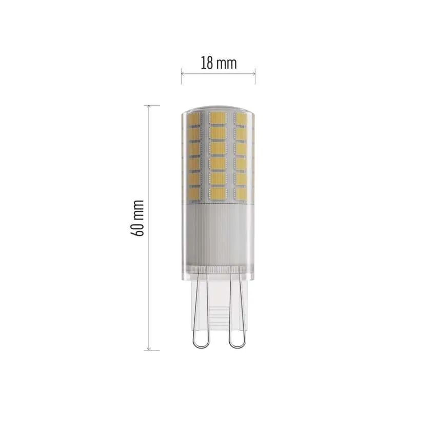 Emos ZQ9225D 4,2W (40W)/470 lm/természetes fehér/dimmelhető Classic JC /G9 LED izzó