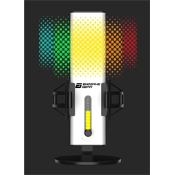 Endgame Gear XSTRM RGB kardioid kondenzátor USB fehér mikrofon