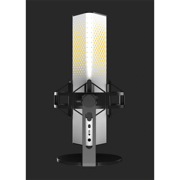 Endgame Gear XSTRM RGB kardioid kondenzátor USB fehér mikrofon