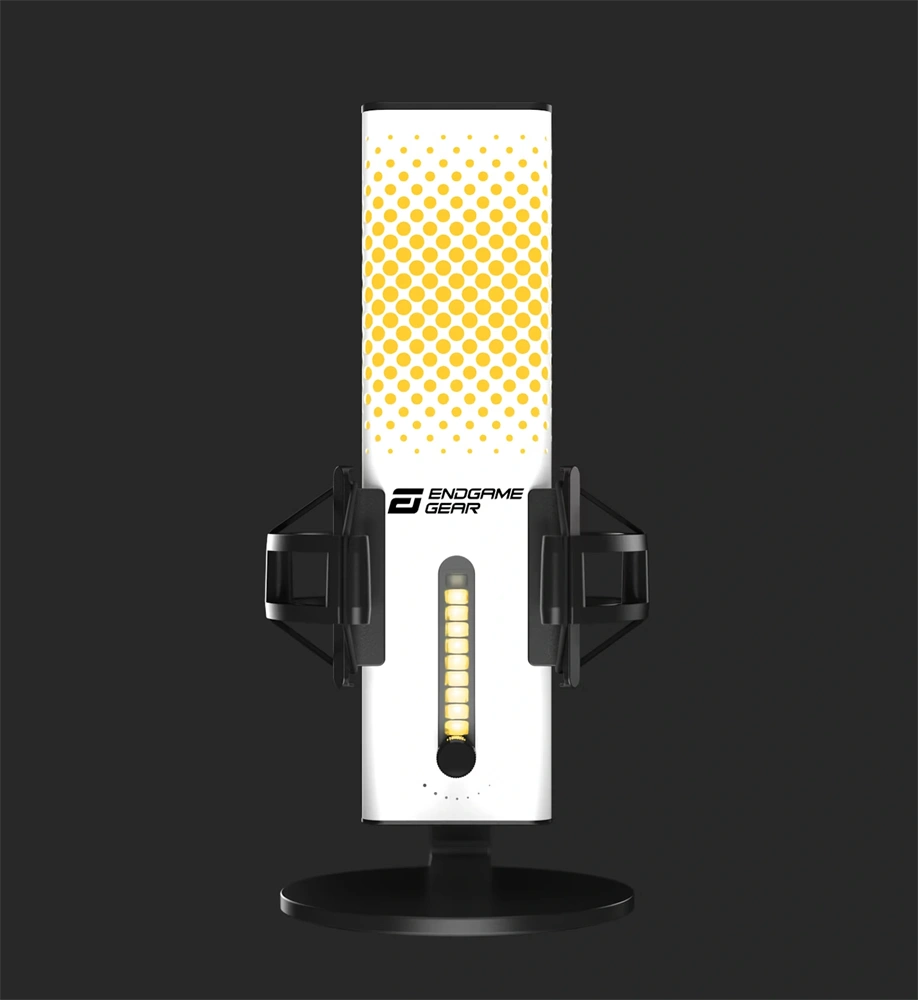 Endgame Gear XSTRM RGB kardioid kondenzátor USB fehér mikrofon