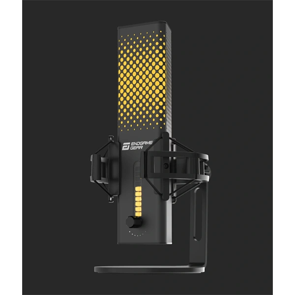 Endgame Gear XSTRM RGB kardioid kondenzátor USB fekete mikrofon
