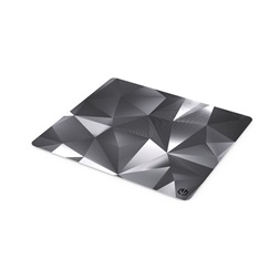 Endorfy Crystal Black L (400x450x3 mm, csúszásgátló, mintás) fekete egérpad