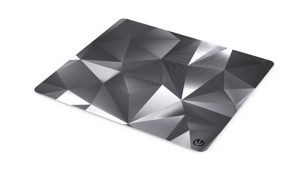 Endorfy Crystal Black L (400x450x3 mm, csúszásgátló, mintás) fekete egérpad