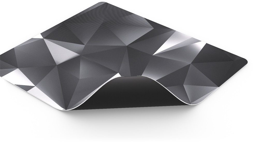 Endorfy Crystal Black L (400x450x3 mm, csúszásgátló, mintás) fekete egérpad