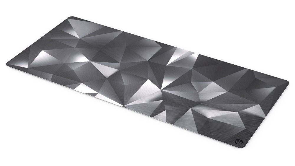 Endorfy Crystal Black XL (400x900x3 mm, csúszásgátló, mintás) fekete egérpad