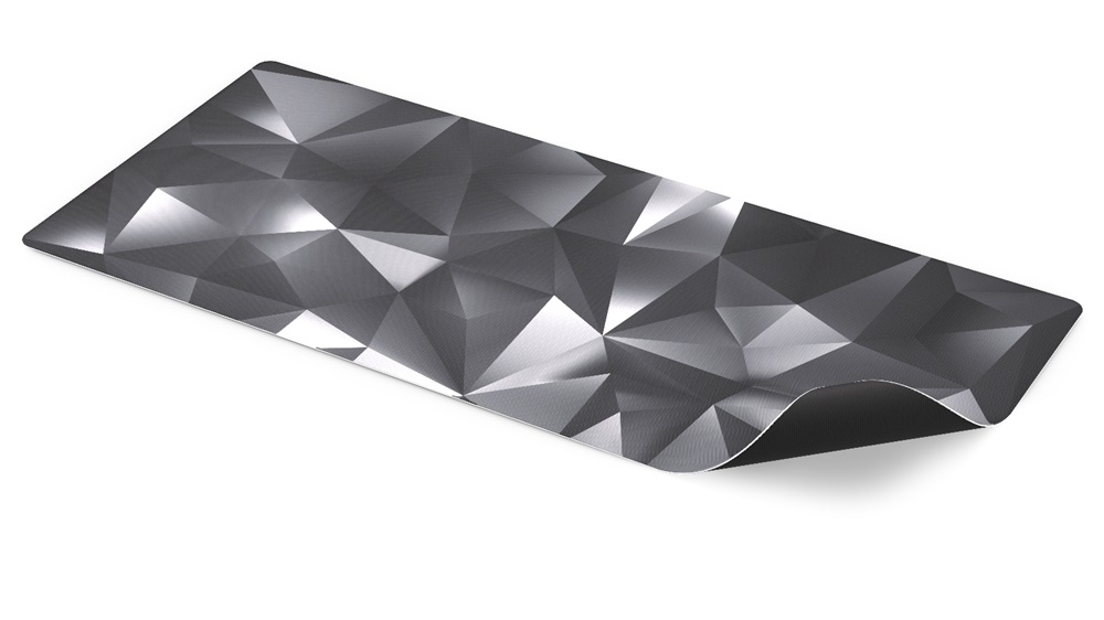 Endorfy Crystal Black XL (400x900x3 mm, csúszásgátló, mintás) fekete egérpad