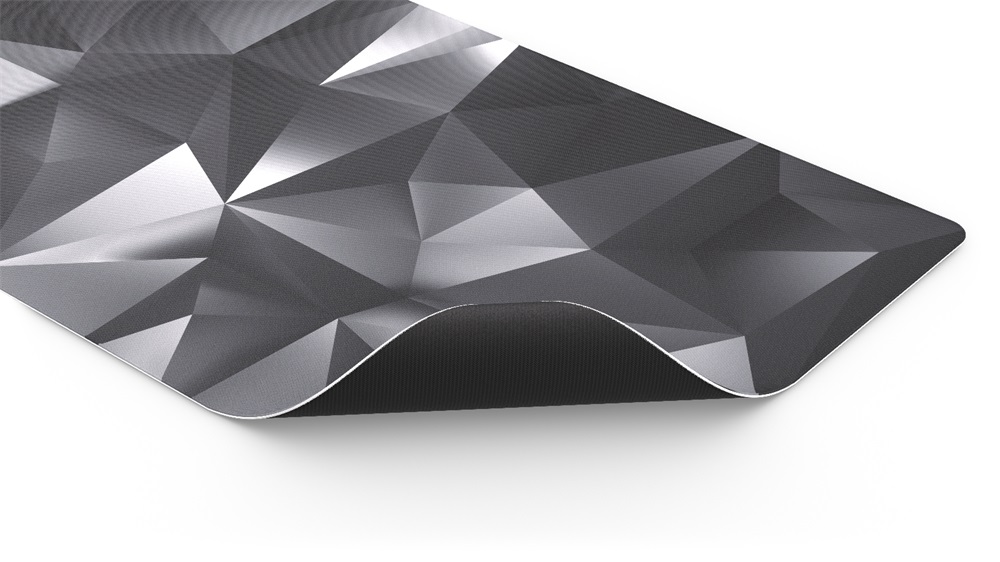 Endorfy Crystal Black XL (400x900x3 mm, csúszásgátló, mintás) fekete egérpad