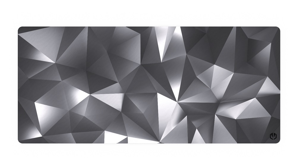 Endorfy Crystal Black XL (400x900x3 mm, csúszásgátló, mintás) fekete egérpad