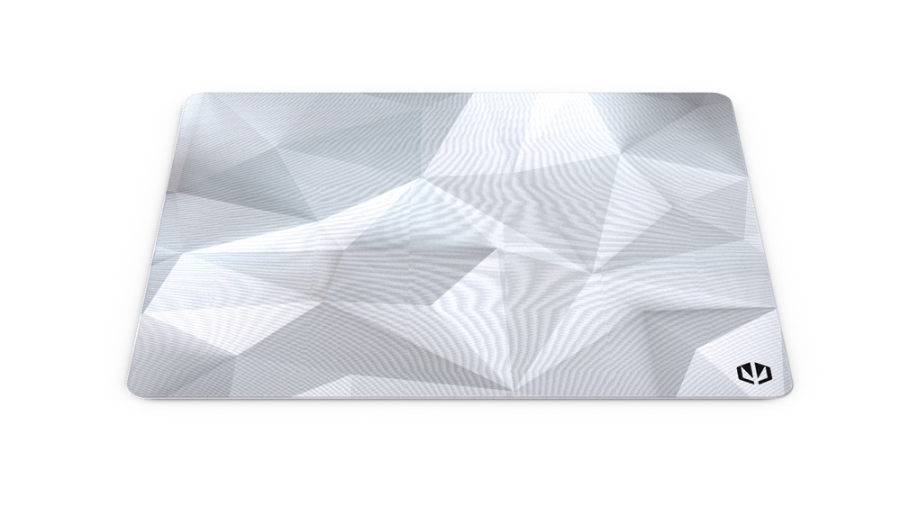 Endorfy Crystal Onyx White L (400x450x3 mm, csúszásgátló, mintás) fehér egérpad