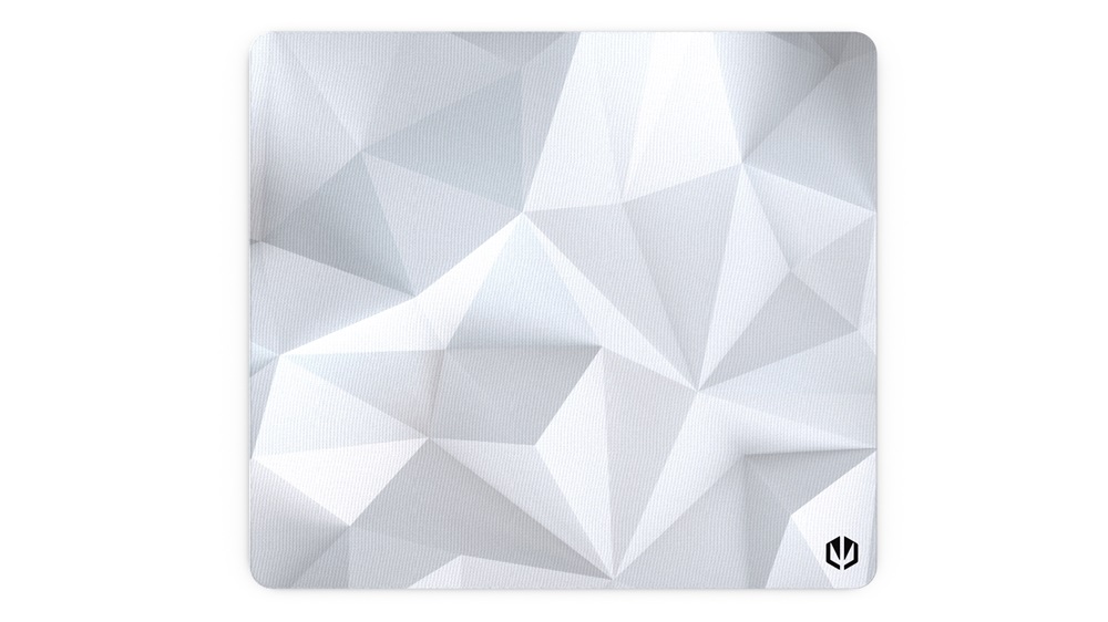 Endorfy Crystal Onyx White L (400x450x3 mm, csúszásgátló, mintás) fehér egérpad