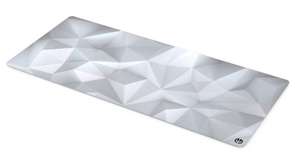 Endorfy Crystal Onyx White XL (400x900x3 mm, csúszásgátló, mintás) fehér egérpad